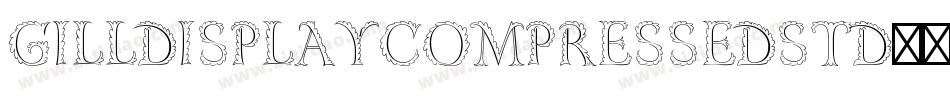 GillDisplayCompressedStd字体转换