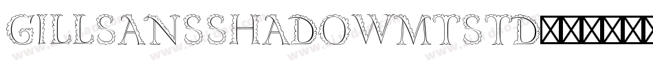 GillSansShadowMTStd字体转换