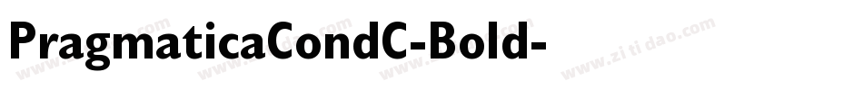 PragmaticaCondC-Bold字体转换