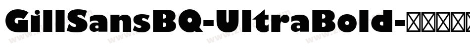 GillSansBQ-UltraBold字体转换