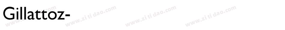 Gillattoz字体转换