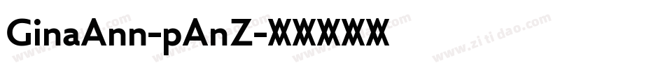 GinaAnn-pAnZ字体转换