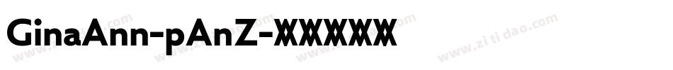 GinaAnn-pAnZ字体转换
