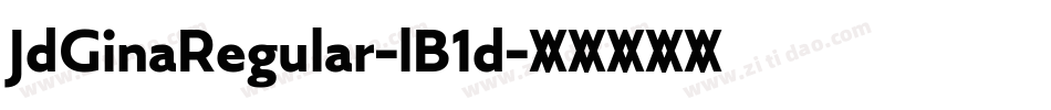 JdGinaRegular-lB1d字体转换