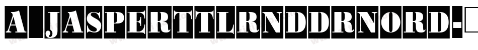 a_JasperTtlRndDrNord字体转换