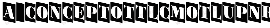 a_ConceptoTtlCmOtlUpNr字体转换