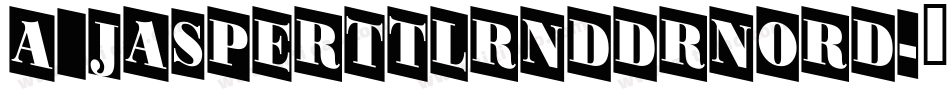 a_JasperTtlRndDrNord字体转换