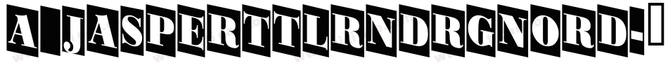 a_JasperTtlRndRgNord字体转换