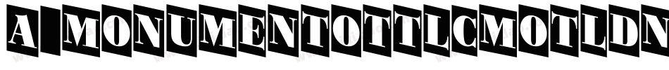 a_MonumentoTtlCmOtlDn字体转换