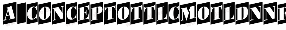 a_ConceptoTtlCmOtlDnNr字体转换