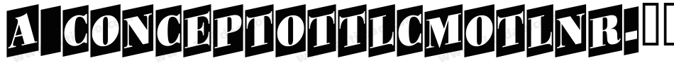 a_ConceptoTtlCmOtlNr字体转换