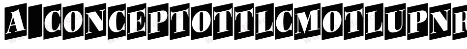 a_ConceptoTtlCmOtlUpNr字体转换