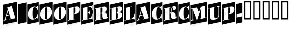 a_CooperBlackCmUp字体转换