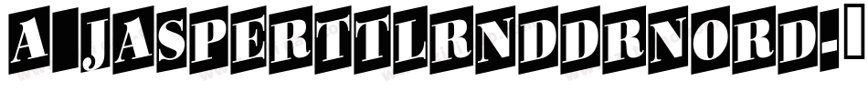 a_JasperTtlRndDrNord字体转换