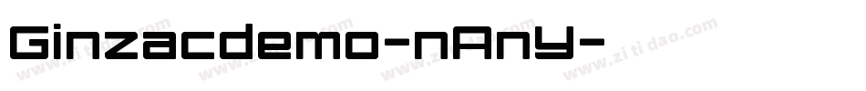 Ginzacdemo-nAnY字体转换