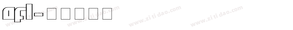 AFL字体转换