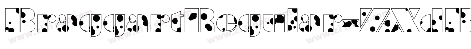 BraggartRegular-ZXdB字体转换