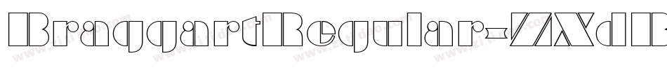 BraggartRegular-ZXdB字体转换