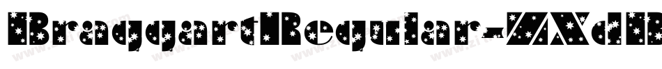 BraggartRegular-ZXdB字体转换