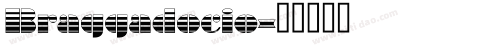 Braggadocio字体转换