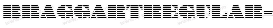 BraggartRegular-ZXdB字体转换