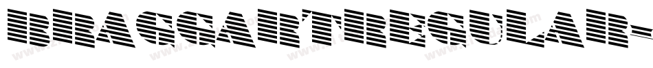 BraggartRegular-ZXdB字体转换