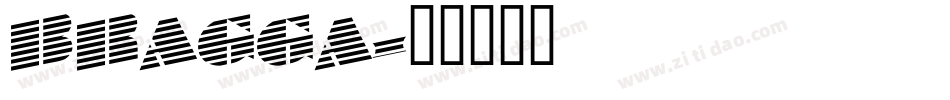 BRAGGA字体转换