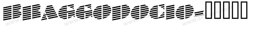 Braggodocio字体转换