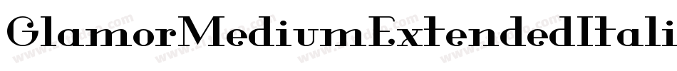 GlamorMediumExtendedItalic-K7dXo字体转换