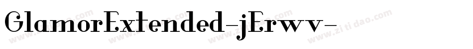 GlamorExtended-jErwv字体转换