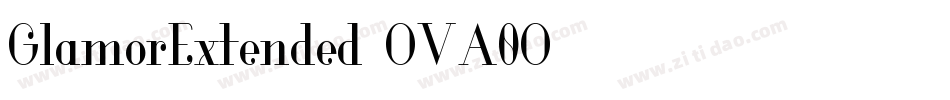 GlamorExtended-OVA0O字体转换