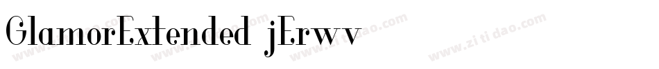GlamorExtended-jErwv字体转换