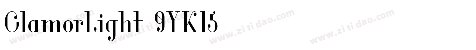 GlamorLight-9YKl5字体转换