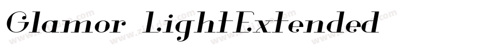 Glamor-LightExtended字体转换