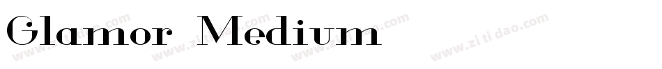Glamor-Medium字体转换