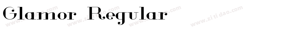 Glamor-Regular字体转换