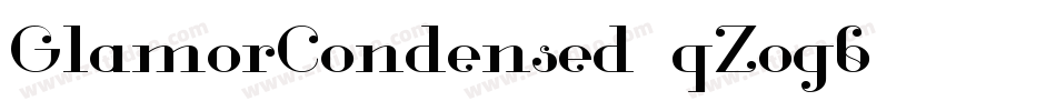 GlamorCondensed-qZog6字体转换