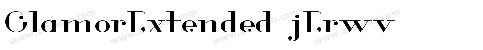 GlamorExtended-jErwv字体转换