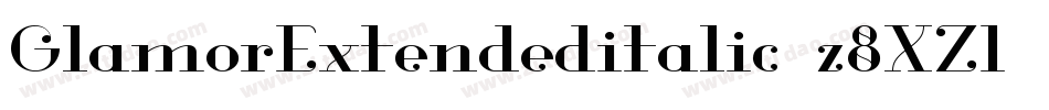 GlamorExtendeditalic-z8XZ1字体转换