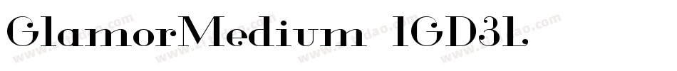 GlamorMedium-1GD3L字体转换