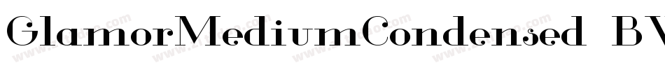 GlamorMediumCondensed-BW0KV字体转换