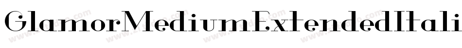 GlamorMediumExtendedItalic-K7dXo字体转换
