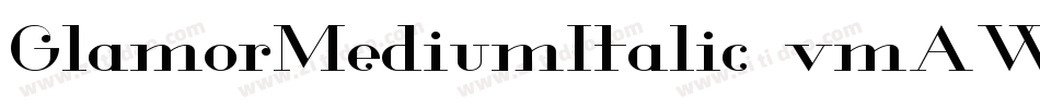 GlamorMediumItalic-vmAWM字体转换