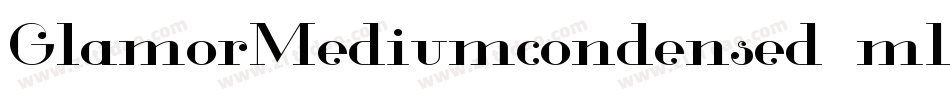 GlamorMediumcondensed-mL1d9字体转换