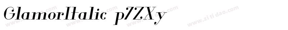 GlamorItalic-p7ZXy字体转换
