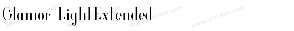 Glamor-LightExtended字体转换