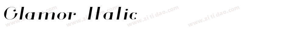 Glamor-Italic字体转换