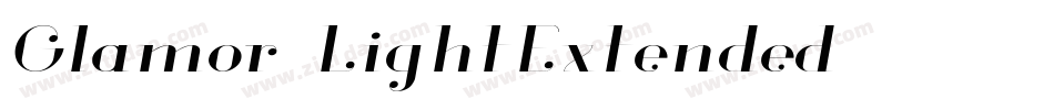 Glamor-LightExtended字体转换