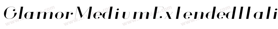 GlamorMediumExtendedItalic-K7dXo字体转换