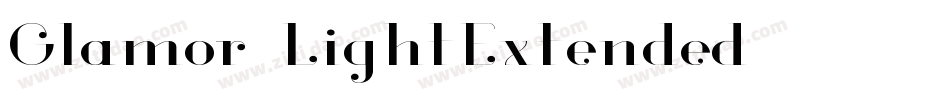 Glamor-LightExtended字体转换